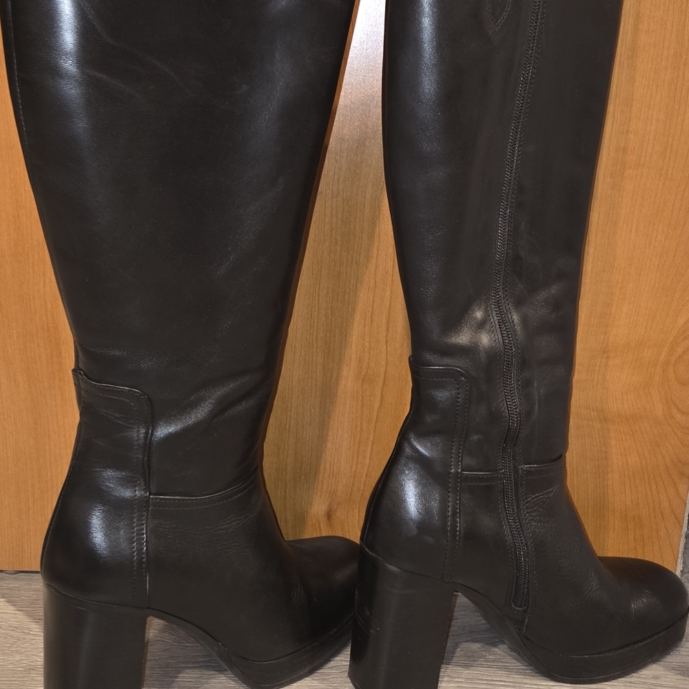 Coach and Four Italian Leather Knee High Boots